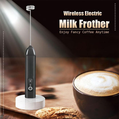 3-Speed Rechargeable Milk Frother and Hand Mixer