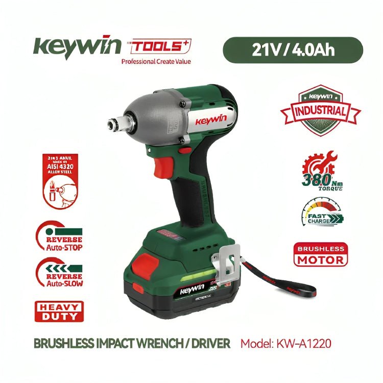 21V /2000Mah Cordless Brushless Impact Drill - Sallivo