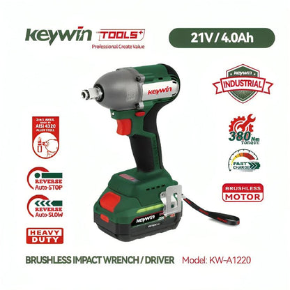 21V /2000Mah Cordless Brushless Impact Drill - Sallivo