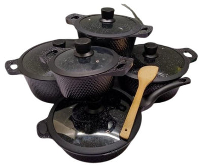 Bosch Non Stick Pots/11pc Cookware with Silicone lid covers - Sallivo