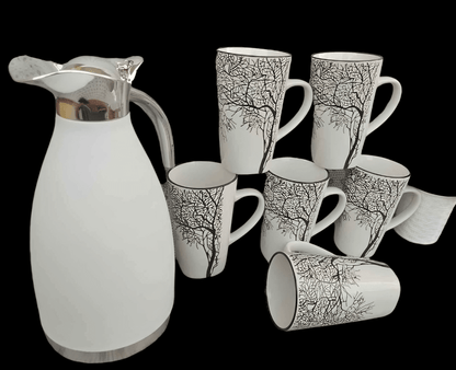 Ceramic Mugs For Tea/Coffee Set(6) - Sallivo