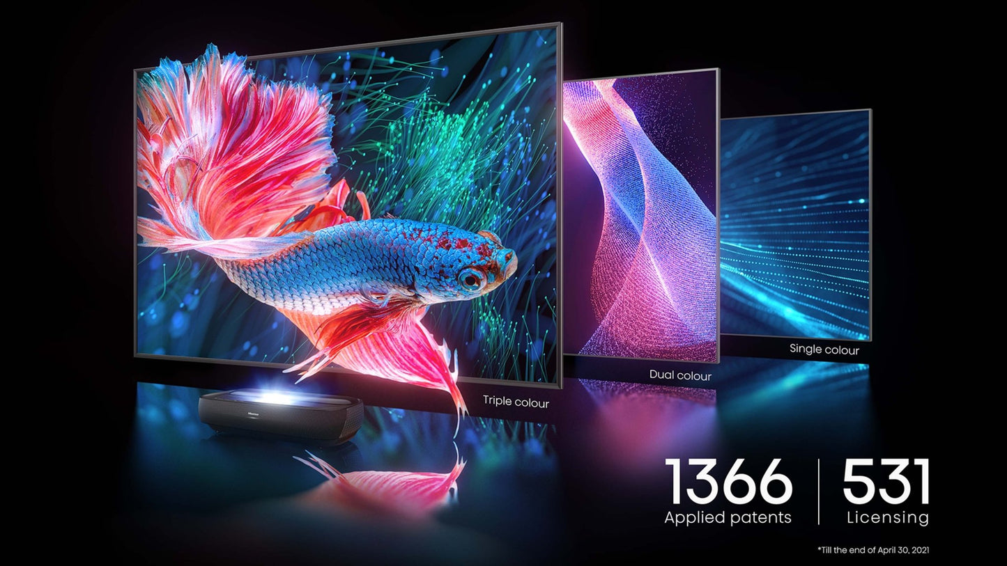Hisense 100L9G 100 Inch Trichroma 4K Laser TV – Big Screen Home Cinema - Sallivo