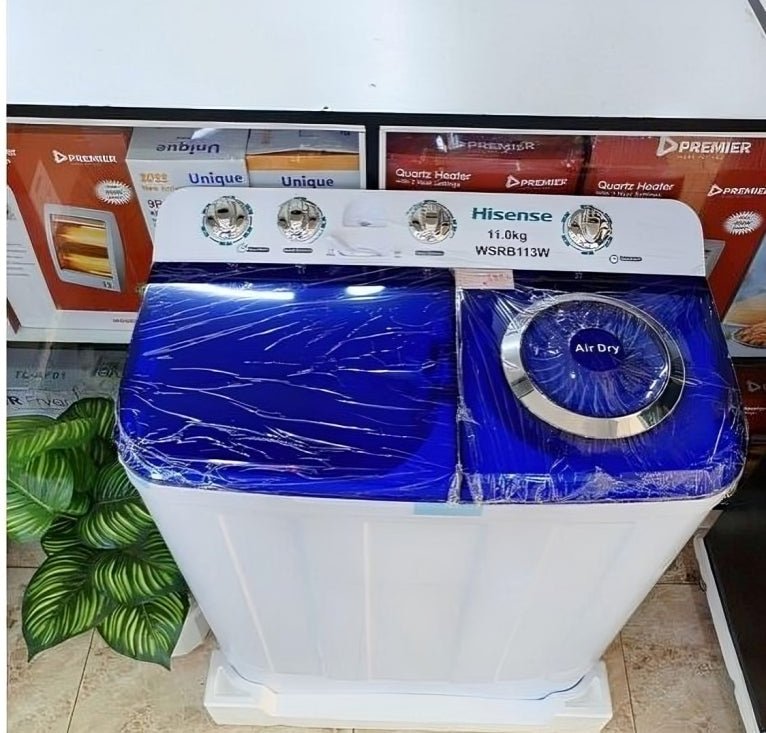 Hisense 11KG Twin - Tub Semi - Automatic Washing Machine - Sallivo