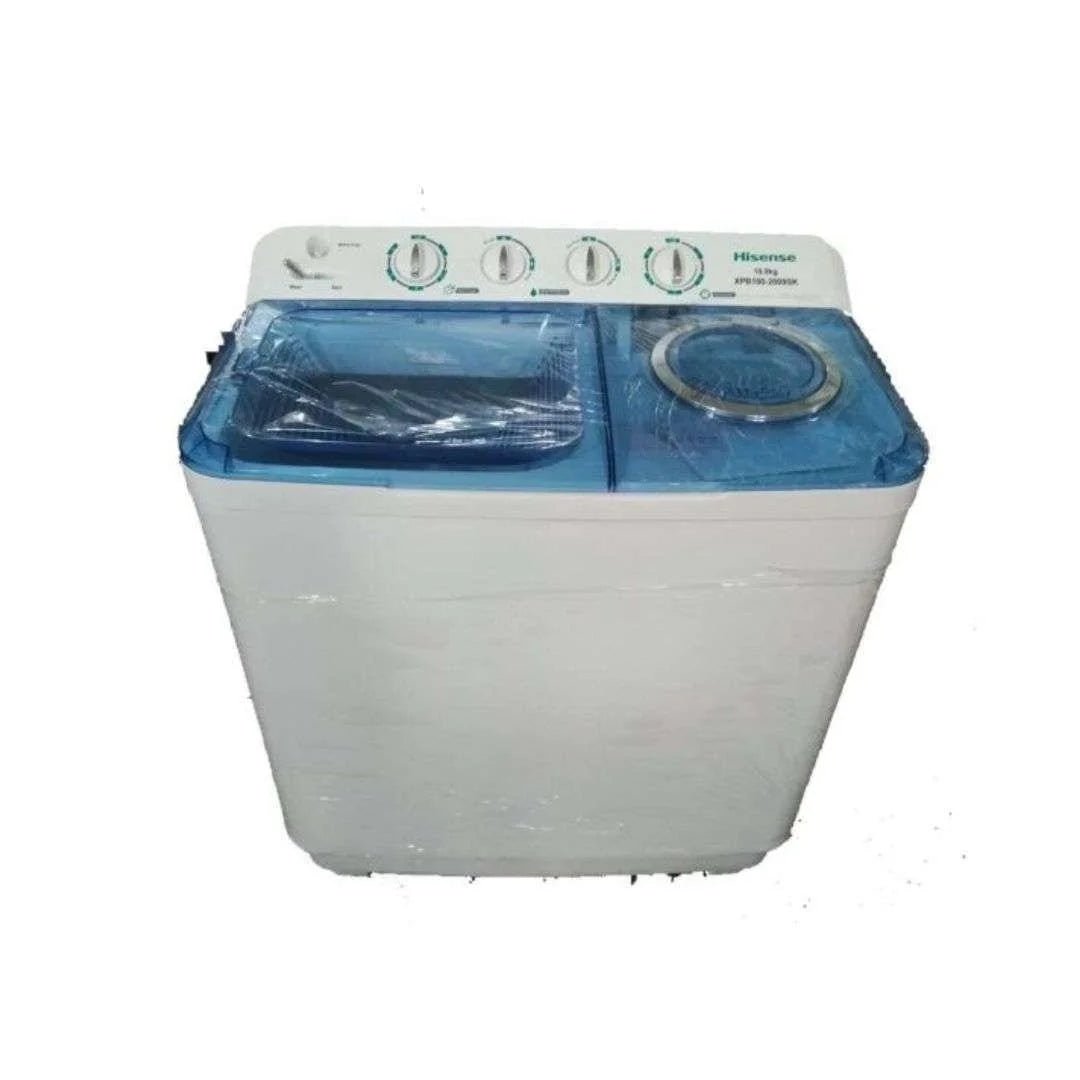 Hisense 7.5KG Twin - Tub Semi - Automatic Washing Machine WSQB753W - Sallivo