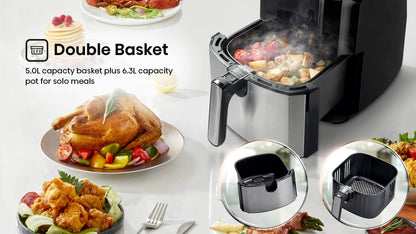 Hisense 8.6L Dual Airfryer H09AFBK2S5 - Sallivo