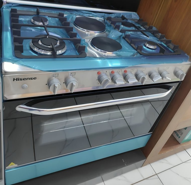 Hisense 90 Cm Platfrom 2 Electron+4 Gas Hob & Oven HF942GEES - Sallivo