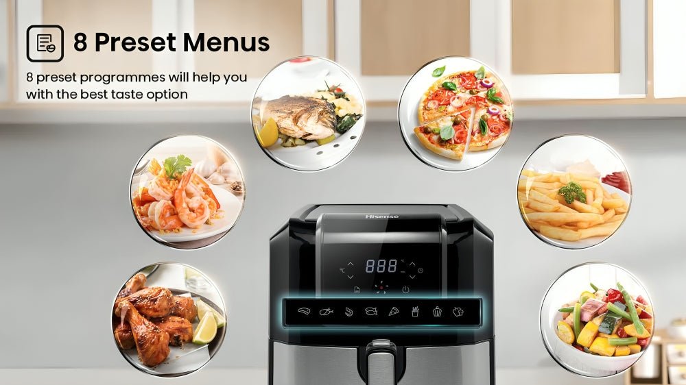 Hisense Air Fryer 6.3L Large Capacity for Family Use H06AFBS1S3 - Sallivo