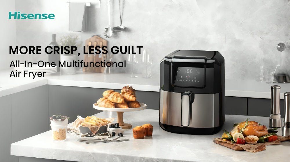 Hisense Air Fryer 6.3L Large Capacity for Family Use H06AFBS1S3 - Sallivo