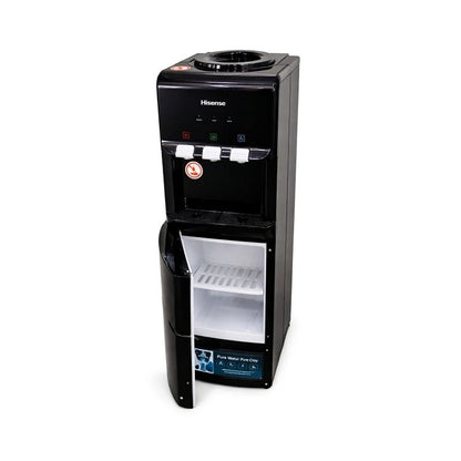 Hisense H96WDTB3S1 Water Dispenser Black Hot, Normal & Cold with Compressor - Sallivo