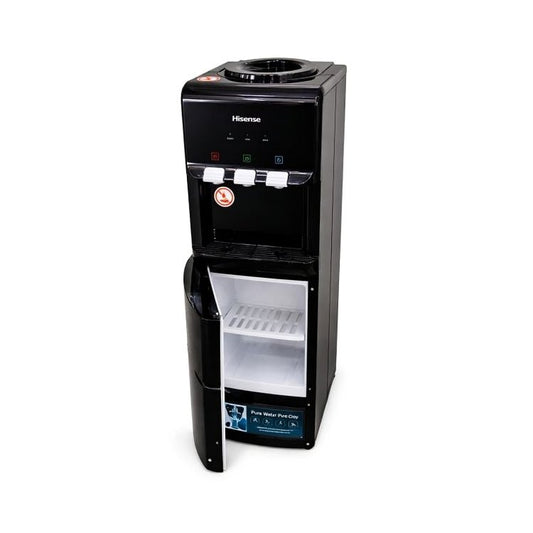 Hisense H96WDTB3S1 Water Dispenser Black Hot, Normal & Cold with Compressor - Sallivo