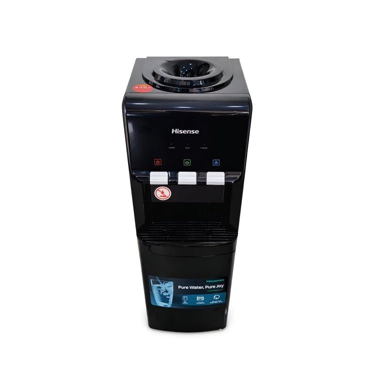 Hisense H96WDTB3S1 Water Dispenser Black Hot, Normal & Cold with Compressor - Sallivo