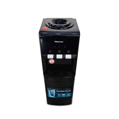 Hisense H96WDTB3S1 Water Dispenser Black Hot, Normal & Cold with Compressor - Sallivo