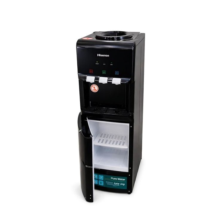 Hisense H96WDTB3S1 Water Dispenser Black Hot, Normal & Cold with Compressor - Sallivo