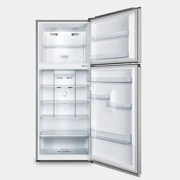 Hisense 424L Double Door Fridge Silver REF418DR – Powerful Cooling, Spacious Storage