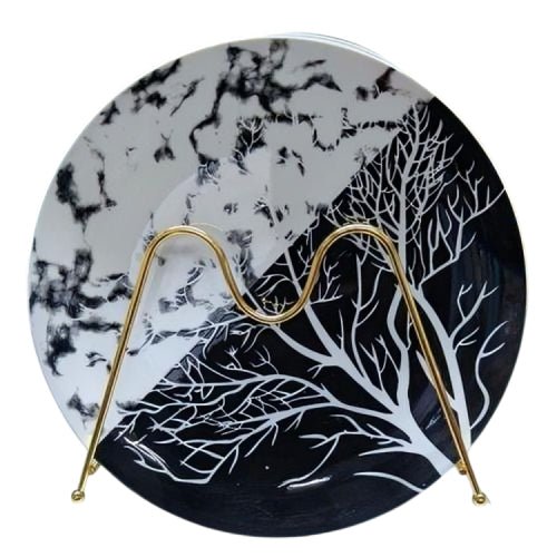Modern Ceramic Dinner Plates Set 6pcs - Sallivo