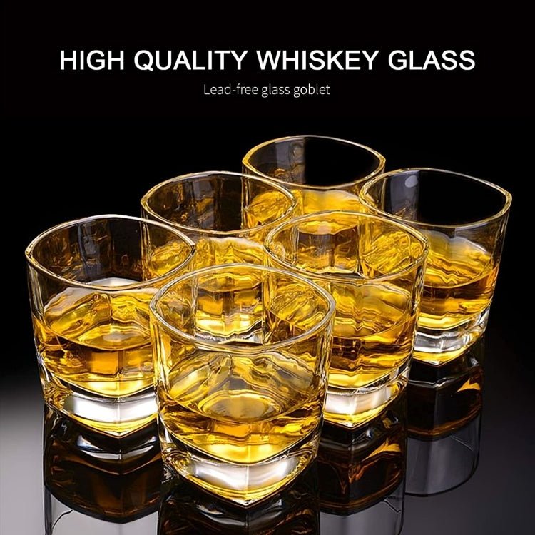 Nice One Set of 6pcs 165ML High Quality Glass Whiskey Glass Glassware Set - Sallivo