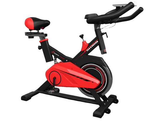 Sportstech SH 100 15kg Flywheel Professional Indoor Cycling Exercise Spin Bike - Sallivo