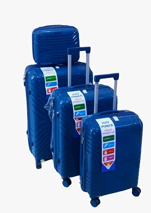 Unbreakable Rubber Suitcase Pp 3 - in - 1 Suitcase set - Sallivo